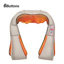 U-Form elektrisches Shiatsu-Körper-Schulter-Nacken-Massagegerät Rücken-Infrarot-4D-Knetmassage-Schal-Auto-Haus Bestes Geschenk HealthCare