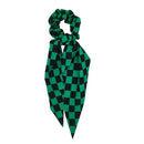 Anime Demon Slayer Cosplay anillo para el cabello cinta Nezuko Zenitsu Tanjirou moda Scrunchies accesorios para el cabello accesorios de disfraz de niña