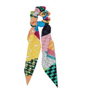 Anime Demon Slayer Cosplay anillo para el cabello cinta Nezuko Zenitsu Tanjirou moda Scrunchies accesorios para el cabello accesorios de disfraz de niña