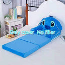 Nur 3 Schichten Bezug KEINE Füllung Baby Kindersofa Mode Cartoon Kronensitz Kinderstuhl Kleinkinder Kinderbezug für Sofa Folding