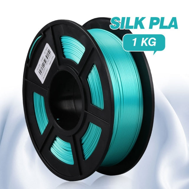 SUNLU PLA Plus 3D-Drucker-Filament PLA 1,75 mm Regenbogen 1 kg 2,2 LBS pro Rolle Mehr Zähigkeit Ungiftig Schneller Versand SEIDE