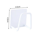 Storage Organizer Sponges Holder Self Adhesive Kitchen Supplies Non-slip Multi Purpose 304 Stainless Steel Sink Accessories