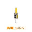 10 unids/lote COB LED G4 G9 E14 3W 6W bombilla de luz AC 12V 220V lámpara LED foco iluminación de araña reemplazar 30W 60W lámparas halógenas