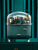 Mode Große Kapazität Kosmetische Aufbewahrungsbox Wasserdicht Staubdicht Badezimmer Desktop Beauty Makeup Organizer Hautpflege Schublade