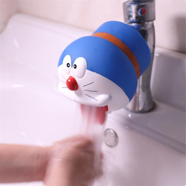 Extensor de grifo de agua para niños de Disney, herramienta de extensión de grifo de silicona para ahorro de agua, ayuda a los niños a lavarse las manos, extensor de grifo de agua