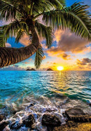 5D DIY Diamond Painting Landschaft Sonnenuntergang Meer Kit voller Bohrer Stickerei Landschaft Mosaik Kunst Bild von Strass Wohnkultur Geschenk