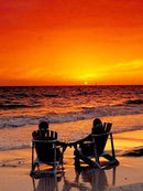 5D DIY Diamond Painting Landschaft Sonnenuntergang Meer Kit voller Bohrer Stickerei Landschaft Mosaik Kunst Bild von Strass Wohnkultur Geschenk