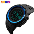 SKMEI Marke Männer Sportuhren Mode Chronos Countdown Wasserdichte LED Digitaluhr Mann Militär Armbanduhr Relogio Masculino