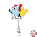 Heißer Verkauf 100% echter 925er Sterlingsilber Ariel Ballon Charm Fit Original Pandora Armband Herstellung von Mode DIY Schmuck für Frauen