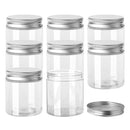 20 Stück 30/50/60/80/100/120/150 ml Leere Kunststoff-Kosmetikgläser, Make-up-Behälter, Klarglas, Gesichtscreme, Probenbehälter