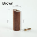 Kleiderbügel aus Naturholz, Wandmontage, Kleiderhaken, dekorativer Schlüsselhalter, Hut, Schal, Handtasche, Aufhänger, Badezimmerregal