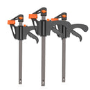 DTBD 4 Zoll 2/3/4/5/10 Stück Holzbearbeitungsstange F-Klemmclip-Set Harte schnelle Ratschenfreigabe DIY Zimmerei-Handwerkzeuggerät