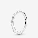 Authentische 925 Sterling Silber Prinzessin Tiara Krone Funkelndes Liebesherz, CZ Ringe für Frauen Verlobungsschmuck Jubiläum