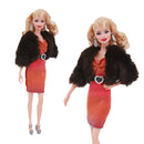 Vestido de Barbies elegante a la moda + 1 zapatos ropa Casual para ropa de Barbie de 11,8 pulgadas Accesorios zapatos, juguetes para niñas, regalo de cumpleaños