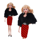 Vestido de Barbies elegante a la moda + 1 zapatos ropa Casual para ropa de Barbie de 11,8 pulgadas Accesorios zapatos, juguetes para niñas, regalo de cumpleaños