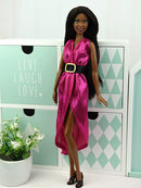 Vestido de Barbies elegante a la moda + 1 zapatos ropa Casual para ropa de Barbie de 11,8 pulgadas Accesorios zapatos, juguetes para niñas, regalo de cumpleaños