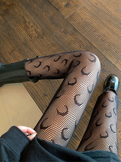 Anime Moon Seidenstrümpfe Cosplay Kostüme Accessorie All Match Sexy Netzstrumpfhose Mode Schwarz Weiß Lolita Socken