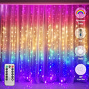 3m 100/200/300 LED Vorhang Lichterkette Girlande Hochzeit Dekorationen Tisch Brautdusche Bachelorette Geburtstag Neujahr