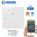 Beok 3A Water Floor Heating System Smart WIFI Thermostat Central Heating Wiring Centres Hub Controller Actuators for Gas Boiler