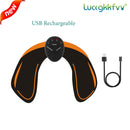 USB Rechargeable EMS Muscle Stimulator Wireless Buttocks Hip Trainer Abdominal ABS Stimulator Fitness Body Slimming Massager