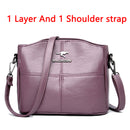 Hochwertige weiche PU-Leder-Schulter-Crossbody-Beutel für Frauen 2020 neue Luxus-Handtaschen-Frauen-Taschen Designer Messenger Bag Sac