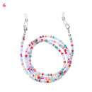Bohemian Colored Mask Strap Beaded Glasses Chains Women Face Mask Lanyard Anti Slip Women&