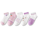 5 Paare / Los Kinder Baumwollsocken Junge Mädchen Baby Kleinkind Ultradünne Mode Atmungsaktive Feste Netzsocken Für Sommer 1-12T Teenager Kinder