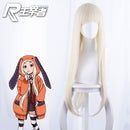 Kakegurui Yumeko Jabami Cosplay pelucas largo negro recto Cosplay peluca Halloween resistente al calor pelo sintético