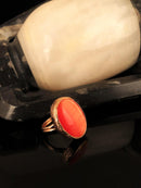 Anillo chapado en oro rosa con piedra de ojo de gato para mujer Dr Stone Natural KRB339