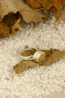 Dr Stone Naturstein Frauen Hämatit Reis über Mikrometer versilberter Ring Z121AR213