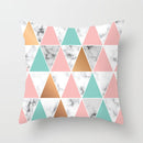 Brief Marble Geometric Cushion Cover Sofa Home Decor Living Room Pillow 45*45 Pillowcase Polyester Throw Home Decor Pillowcover