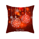 Funda de almohada Funda de cojín de Navidad Sofá decorativo Funda de almohada Asiento Coche Tiro Decoración de Navidad Almohadas Decoración Decoración para el hogar