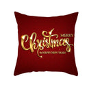 Funda de almohada Funda de cojín de Navidad Sofá decorativo Funda de almohada Asiento Coche Tiro Decoración de Navidad Almohadas Decoración Decoración para el hogar