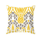Estilo geométrico amarillo fundas de almohada cojín decorativo para sofá DIY impreso almohada silla coche cojín Navidad hogar 45x45cm decoración