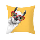 Estilo geométrico amarillo fundas de almohada cojín decorativo para sofá DIY impreso almohada silla coche cojín Navidad hogar 45x45cm decoración