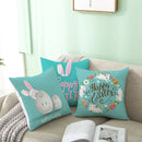 Ostern Pfirsichhaut Kissenbezug Lake Blue Rabbit Egg Kissenbezug Home Linen Für Sofa Kissenbezüge 45 * 45 cm Cover Home Pillow