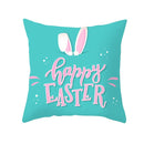 Ostern Pfirsichhaut Kissenbezug Lake Blue Rabbit Egg Kissenbezug Home Linen Für Sofa Kissenbezüge 45 * 45 cm Cover Home Pillow