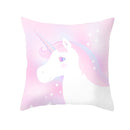 Home Kissenbezug Lila Einhorn Pfirsich Kissenbezug 45 x 45 cm Kissenbezug Sofakissen Überwurf Dekor Home Covers Kissen