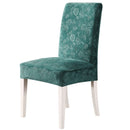 Stuhlhusse aus Kristallsamt High-End-Stoff Hotel Wohnzimmer Hochzeitsbankett Kissenbezug Universalgröße Elastische Stuhlhusse