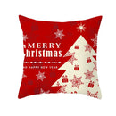 Weihnachten Kissenbezug Rot Home Decor Sofa Kissenbezug Sitz Auto Dekokissenbezug Weihnachten 45 * 45 Kissen für Zuhause