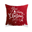 Weihnachten Kissenbezug Rot Home Decor Sofa Kissenbezug Sitz Auto Dekokissenbezug Weihnachten 45 * 45 Kissen für Zuhause