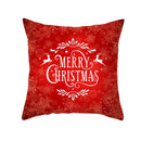 Weihnachten Kissenbezug Rot Home Decor Sofa Kissenbezug Sitz Auto Dekokissenbezug Weihnachten 45 * 45 Kissen für Zuhause