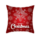 Weihnachten Kissenbezug Rot Home Decor Sofa Kissenbezug Sitz Auto Dekokissenbezug Weihnachten 45 * 45 Kissen für Zuhause
