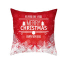 Weihnachten Kissenbezug Rot Home Decor Sofa Kissenbezug Sitz Auto Dekokissenbezug Weihnachten 45 * 45 Kissen für Zuhause