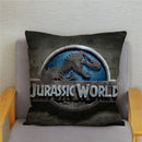 Kissenbezug Super Jurassic Park Dinosaurier Print Überwurf weicher Plüsch Kissenbezug 45 * 45 Kissenbezug Sofa Home Decor Kissenbezüge