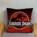 Kissenbezug Super Jurassic Park Dinosaurier Print Überwurf weicher Plüsch Kissenbezug 45 * 45 Kissenbezug Sofa Home Decor Kissenbezüge