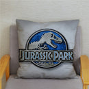 Kissenbezug Super Jurassic Park Dinosaurier Print Überwurf weicher Plüsch Kissenbezug 45 * 45 Kissenbezug Sofa Home Decor Kissenbezüge