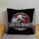 Kissenbezug Super Jurassic Park Dinosaurier Print Überwurf weicher Plüsch Kissenbezug 45 * 45 Kissenbezug Sofa Home Decor Kissenbezüge