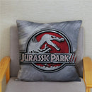 Kissenbezug Super Jurassic Park Dinosaurier Print Überwurf weicher Plüsch Kissenbezug 45 * 45 Kissenbezug Sofa Home Decor Kissenbezüge