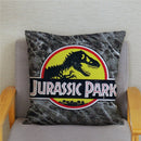 Kissenbezug Super Jurassic Park Dinosaurier Print Überwurf weicher Plüsch Kissenbezug 45 * 45 Kissenbezug Sofa Home Decor Kissenbezüge